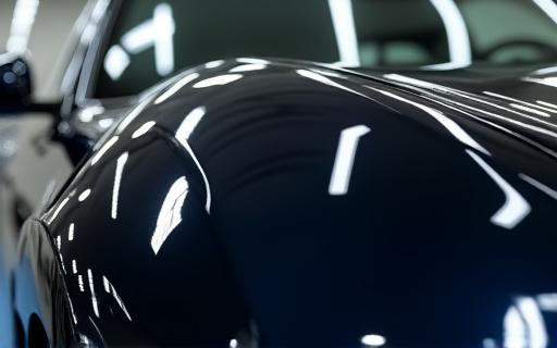 Mobil mengkilap setelah detailing dan ceramic coating