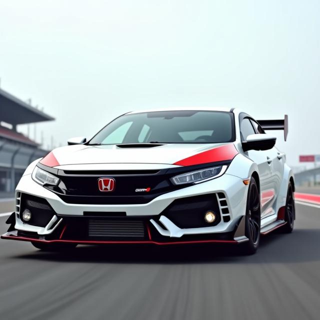 Honda Civic Type R modifikasi track spec siap balap