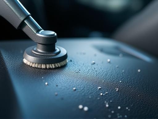 Detailed vacuuming and dashboard polishing.